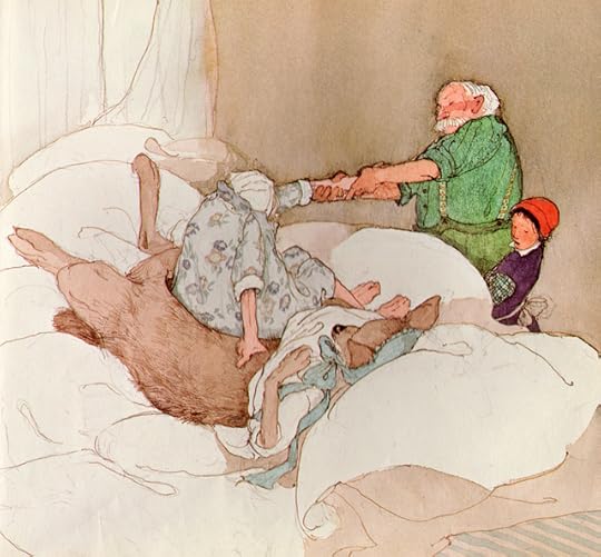 An illustration from Little Red Cap by Lisbeth Zwerger