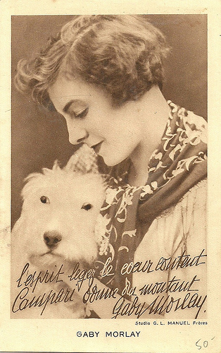 Gaby Morlay, publicity for Campari