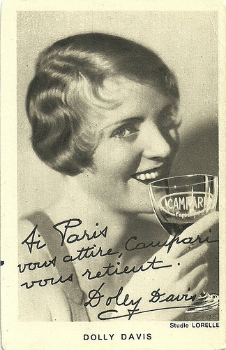 Dolly Davis, publicity for Campari