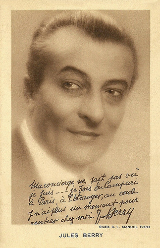 Jules Berry, publicity for Campari