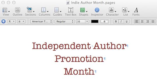 IndieAuthorMonth
