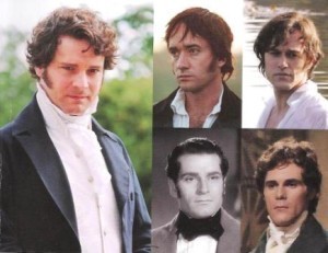 Mr Darcy - all five for Regency Reflections small