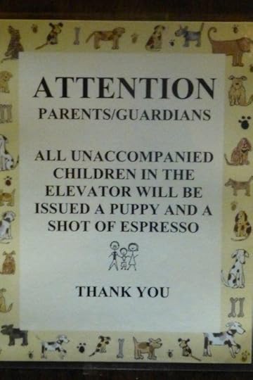 Elevator Sign