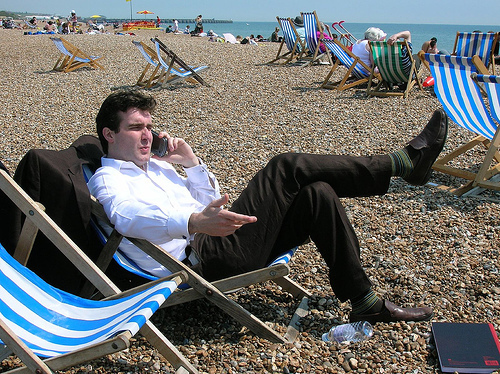 never wear socks to the beach - working holiday rules IWH