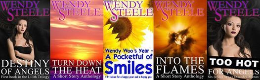 *** SUMMER SPECIAL! *** From tomorrow, 17th July until the end of the month, all my books will be 99 pence or 99 cents! Go on....treat yourself to a summer read:-) Visit my Amazon author page to view all 5 titles:-) http://www.amazon.co.uk/Wendy-Steele/e/B007VZ1P06/ref=sr_tc_2_0?qid=1365459567&sr=1-2-ent or http://www.amazon.com/Wendy-Steele/e/B007VZ1P06/ref=ntt_dp_epwbk_0