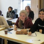 Fra skrivekurs på Bekkestua bibliotek i høstferien 2011.