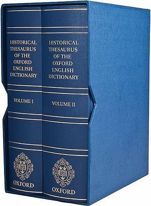 The Historical Thesaurus of the Oxford English...