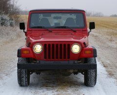 red jeep