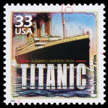 titanic 33 cents US STAMP