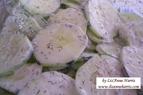 Dill-Dressed Cucumbers | Lis'Anne Harris