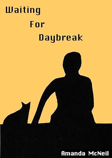 silhouette woman on rooftop with a cat