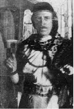 MacGregor Mathers dressed in his priest of Isis garb
