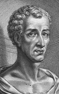 English: Lucianus (fictional portrait). Engrav...