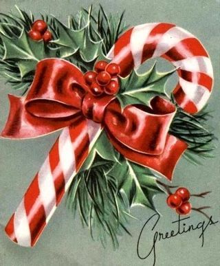 Candy cane card