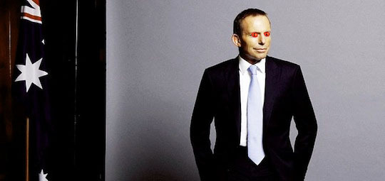 tony abott lizard