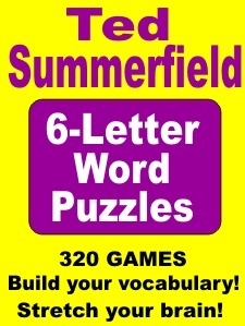 6-letter word puzzles by Ted Summerfield cover