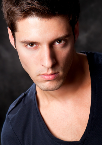 Nate practices his sultry look for his adoring fans.