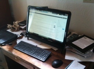 Writing on a computer