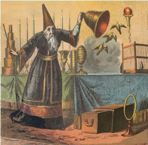 The key image for the Bodleian Library's Magical Books exhibition