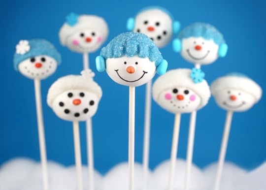 Snowman Cake Pops