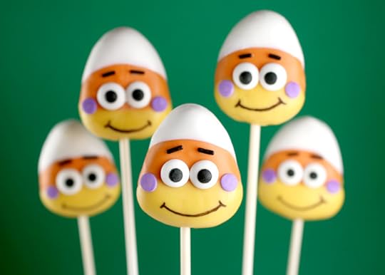 Candy Corn Cake Pops