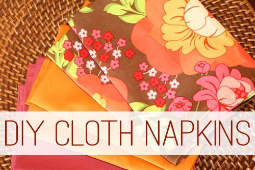 How to Make Cloth Napkins at lifeyourway.net