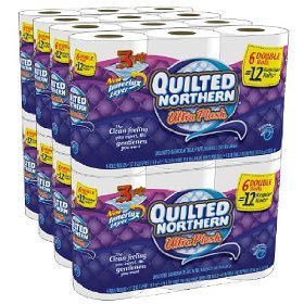 Quilted Northern Ultra Plush, Double Rolls, 48 Count Deal