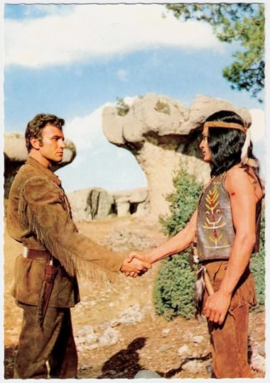 Dan Martin and Anthony Steffen in Der Letzte Mohikaner