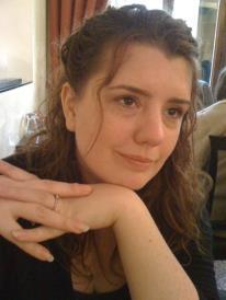 Desirea in a cafe