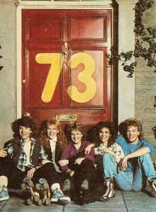 The gang, barring ubiquitous guest Captain Sensible