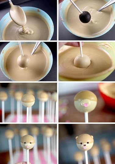 Boo Cake Pops Steps