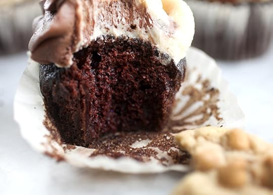 Chocolate Peanut Butter Cupcakes