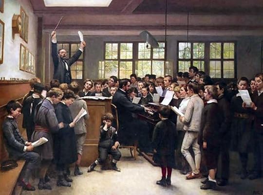 The Choir Lesson by Auguste Trupheme