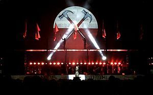 English: I took this photo from the 25th row, ...