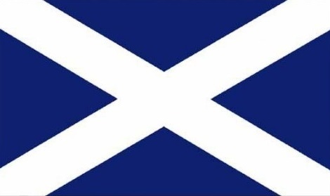 Scottish Saltire flag