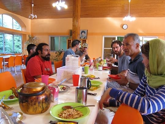Breakfast in a guest house the morning after we got down