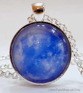 Blue Moon Necklace