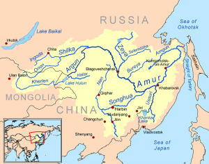 Amur River map