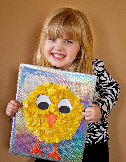 Easy Tissue Paper Craft for Preschool and Kindergarten for Easter