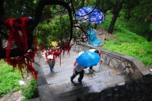 Ascending Tai Shan