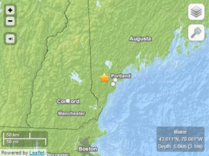 Maine Earthquake October 2012