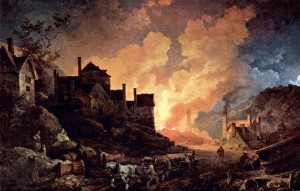 Philip James de Loutherbourg's 'Coalbrookdale at night'