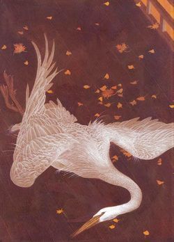 A Crane Wife illustration by Gennady Spirin