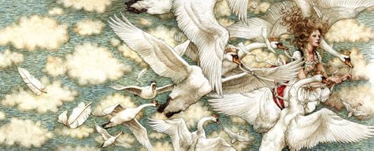The Wild Swans, illustrated by Yvonne Gilbert