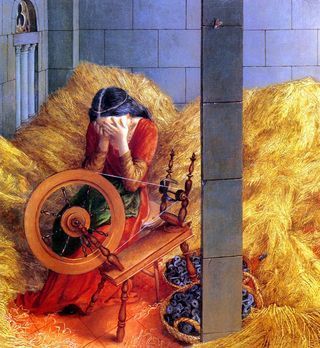 Rumplestiltskin illustration by Paul O. Zelinksy