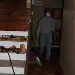More installing the stairs