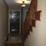 View of finished staircase and the end pieces