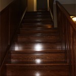Looking up the stairs