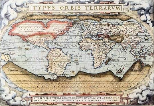 Historical map of the world by Ortelius, 1570 A.D. (Photo credit: Wikipedia)