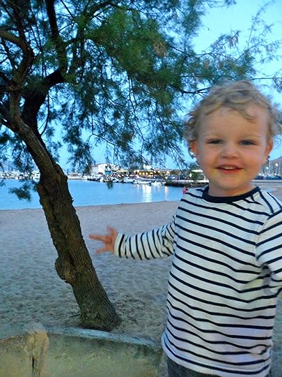 He's mastered the pointing. Or he may be doing devil horns. Hard to know with Joe.